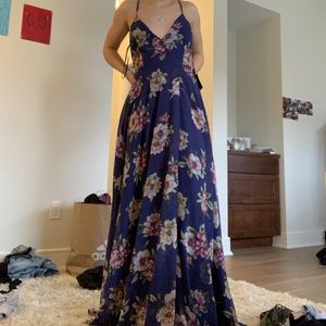 Lulu’s floral prom dress